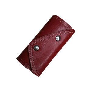 HAW1236 PU Car Key Holder Pouch with 6 Clips