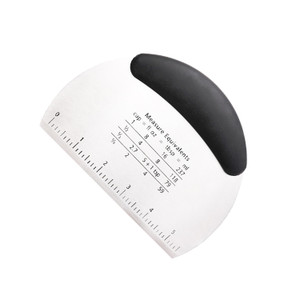 HAC1391 Stainless-steel Dough Scraper with Measuring Scale