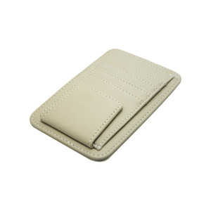 HAA1318 Car Visor Sunshade Interior PU Leather Organizer