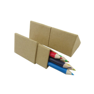 FPP1350 6pcs Colored Pencil Set with Triangle Kraft Box