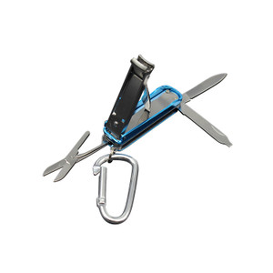 SUC1388 Multi-purpose Pocket Folding Nail Clipper Keychain