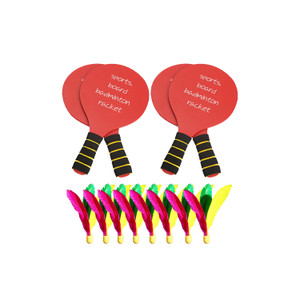 SUE1135 Solid Wooden Cricket Racket with Sponge Handle
