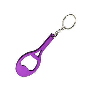 HAO1312 Tennis Racket Bottle Opener Keychain