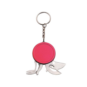 HAT1300 Utility Round-shaped Pocket Knife Tool Keychain