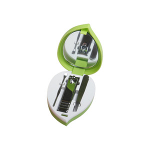 HPC1403 Leaf-shaped Manicure Set Keychain