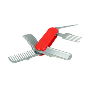 HPC1410 5-in-1 Travel Folding Hair Brush Comb Set