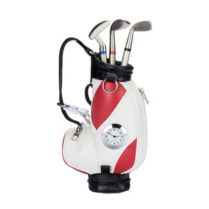 SUG1306 Golf Desktop Pen Holder with 3 Ballpoint Pen