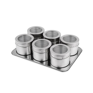 HAC1586 6-peics Stainless Condiment Bottle Set