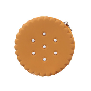 HAW1317 Silicone Cookie-shaped Coin Case