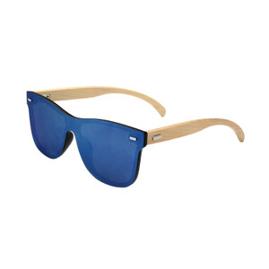 SUS1402 Unisex Sunglasses with Bamboo Temple