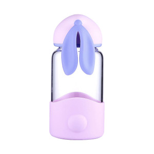 SUD1308 12OZ Rabbit Glass Drinking Bottle