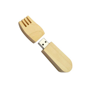 ELS1431 Wooden Fork USB Flash Drive