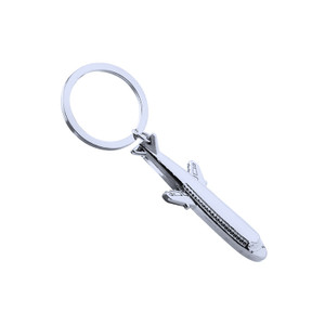 BWR1224 Metal Airplane Keychain