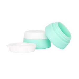 HAC1718 Candy Color Round Silicone Concentrate Jar
