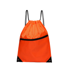 HAS1332 Drawstring Backpack with Zipper