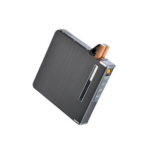 HAC1792 Automatic USB Lighter Cigarette Case