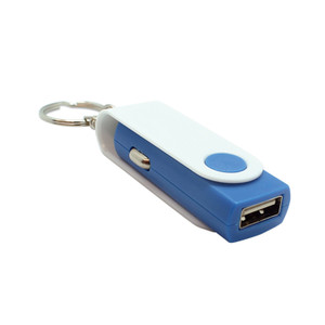 ELC1339 Swivel USB Keychain Car Charger