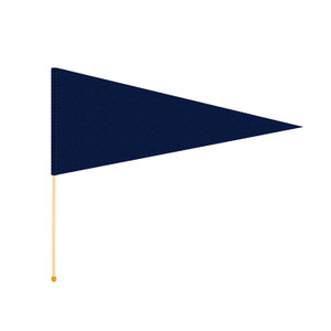 FPM1316 Felt Pennant with Stick