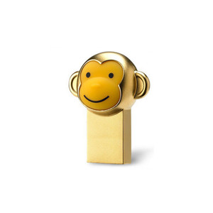 ELS1133 Monkey Head Metal USB Flash Drive 2GB