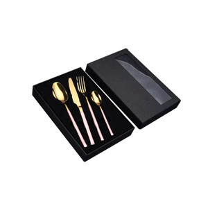 BWS1702 Pink Silverware Gift Set