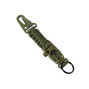 SUC1631 Outdoor Eagle Mouth Flint Multi Functional Woven Key Ring
