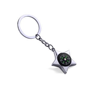 SUC1647 Pentacle Compass Key Chain