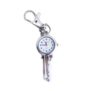 SUE1747 Portable Key Shaped Alloy Pocket Watch