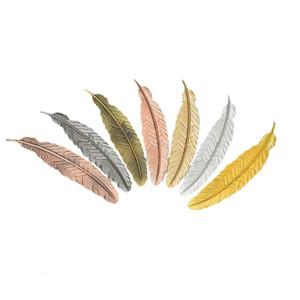 FPE1640 Metal Feather Bookmark