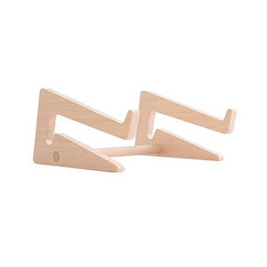 ELO1416 Beech Wood Laptop Stand Storage Rack