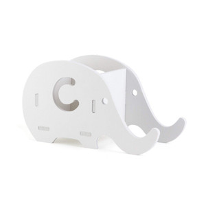 FPE1683 Cute Elephant Shape MDF Phone Stand Pen Holder