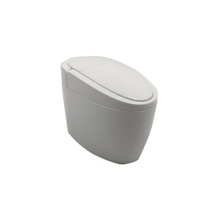 HOM2007 Creative Toilet Shape PS Ashtray with Flip top