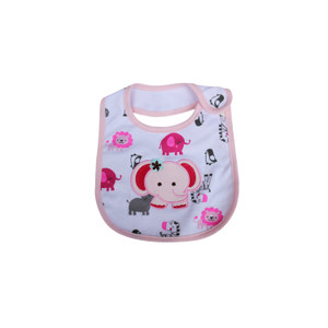 BWB1117 Baby Bibs With Elephant Designed