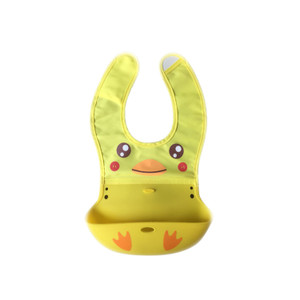 BWB1126 Silicone Small Duck Shaped Baby Bibs