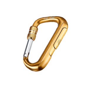 SPO2019 Metal Outdoor Carabiner with Lighter