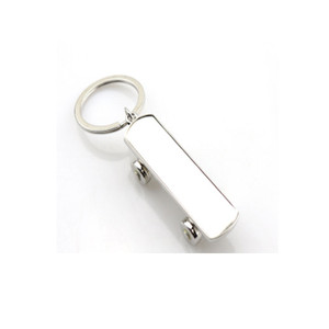 HOM2099 Metal Skateboard Keychain