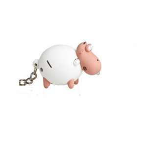 OFF2027 LED Audible Luminous Lamb Keychain