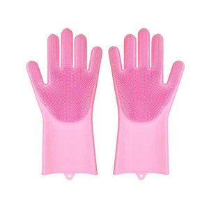 HOM3047 Practical Silicone Dishwashing Gloves