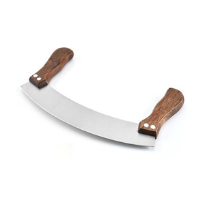 HOM2234 Double Edged Double Handle Nougat Knife