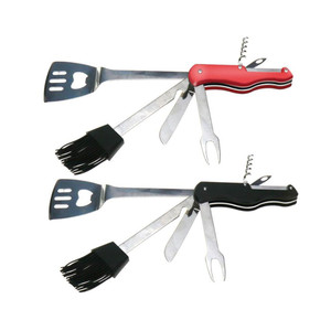 HOM3117 Outdoor Camping Stainless Steel BBQ Tool Set