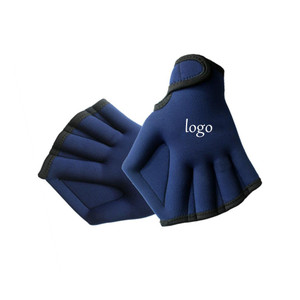 SPO2117 Duck Palm Shape Swimming Gloves