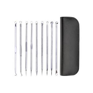 HOM3381 9 Pcs Stainless Steel Acne Needle Set
