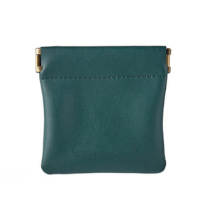 HOM3386 Leather Squeeze Coin Purse Pouch 