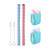 SPO3324 Silicone Straw Set, 1 Straw, 1 Brush
