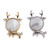 CLO3023 Little Elk Magnet Brooch