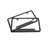 HOM3547 Plain License Plate Frame