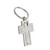 MOR3203 Creative Double Sided Rotating Cross Keychain