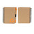 OFF3557 Kraft Paper Coil Notebook with Pen