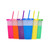 SPO4156 22oz Plastic Color Changing Cup with Lid 