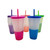 SPO4156 22oz Plastic Color Changing Cup with Lid 
