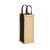 MOR4959  Jute Single Bottle Wine Tote